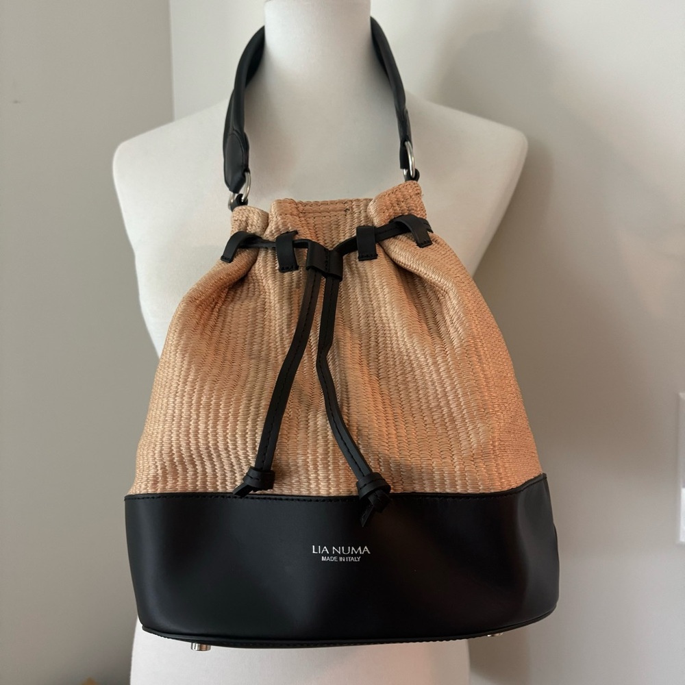 Lia Numa Made in Italy Bucket/Hobo Bag